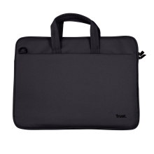 MALETIN DE PORTATIL 14" TRUST BOLOGNA SLIM ECO COMPARTIMENTO ACOLCHADO NEGRO