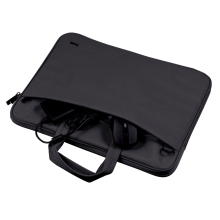 MALETIN DE PORTATIL 14" TRUST BOLOGNA SLIM ECO COMPARTIMENTO ACOLCHADO NEGRO