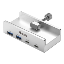 HUB USB-C EQUIP 128967 A 2xUSB-A 2xUSB-C CLIP AJUSTABLE