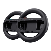 VOLANTE TRUST GXT 1257 PARA JOY-CON NINTENDO SWITCH 2 DISEÑO ERGONOMICO PACK 2 NEGRO
