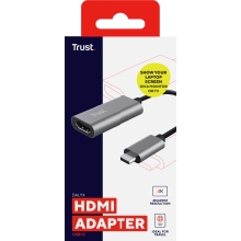 ADAPTADOR TRUST 23774 USB-C A HDMI HEMBRA UHD 4K AUDIO MULTICANAL