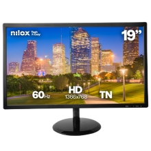 MONITOR NILOX NXM19FHD02 19" HD 1366x768 60Hz 5MS HDMI VGA