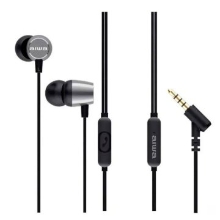 AURICULAR INTRAUDITIVO AIWA ESTM-30SL PLATA 3,5mm DREIVER NEODIMIO 10mm DINAMICO MICRO INCORPORADO