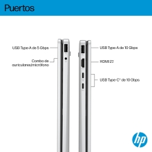 HP Omnibook 5 Flip 14-fp0057ns core 7-150u 14" táctil 16GB 1TB W11 plata