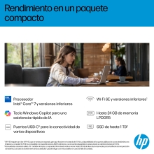 HP Omnibook 5 Flip 14-fp0057ns core 7-150u 14" táctil 16GB 1TB W11 plata