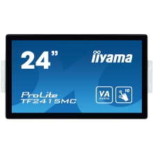 iiyama ProLite TF2415MC-B2 pantalla para PC 60,5 cm (23.8") 1920 x 1080 Pixeles Full HD VA Pantalla táctil Multi-usuario Negro