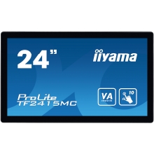 iiyama ProLite TF2415MC-B2 pantalla para PC 60,5 cm (23.8") 1920 x 1080 Pixeles Full HD VA Pantalla táctil Multi-usuario Negro