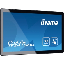 iiyama ProLite TF2415MC-B2 pantalla para PC 60,5 cm (23.8") 1920 x 1080 Pixeles Full HD VA Pantalla táctil Multi-usuario Negro