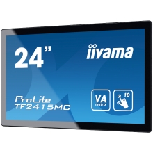 iiyama ProLite TF2415MC-B2 pantalla para PC 60,5 cm (23.8") 1920 x 1080 Pixeles Full HD VA Pantalla táctil Multi-usuario Negro