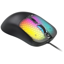 RATON MARS GAMING MM-VIPER ULTRALIGERO 56G CABLEADO USB 6 BOTONES 12800 DPI RGB NEGRO