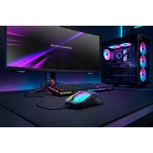 RATON MARS GAMING MM-VIPER ULTRALIGERO 56G CABLEADO USB 6 BOTONES 12800 DPI RGB NEGRO