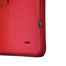 MALETIN DE PORTATIL 16" TRUST BOLOGNA ECO 16" - COMPARTIMENTO PRINCIPAL ACOLCHADO - COLOR ROJO