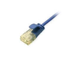 LATIGUILLO U/UTP CATEGORIA 6A SLIM LIMBRE HALOGENOS LSOH 1M COLOR AZUL EQUIP 626303
