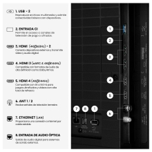 Hisense 55E8S Televisor 139,7 cm (55") 4K Ultra HD Smart TV Wifi Gris 400 cd / m²