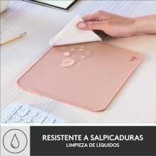 ALFOMBRILLA LOGITECH STUDIO MATERIAL RECICLADO PET SUPERFICIE TELA GOMA ANTIDESLIZANTE 230X200MM ROS