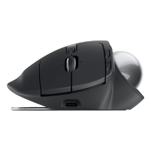 MOUSE LOGITECH WIRELESS MX ERGO S TRACKBALL INCLINABLE CLICS SILENCIOSOS 2000 DPI USB-C GRAFITO