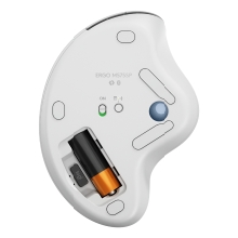 MOUSE LOGITECH WIRELESS ERGO M575S TRACKBALL CONTROL PULGAR CLICS SILENCIOSOS 2000 DPI BLANCO