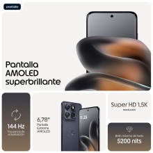 Motorola edge 70 fusion 17,2 cm (6.78") SIM doble Android 16.0 5G USB Tipo C 8 GB 256 GB 7000 mAh Negro