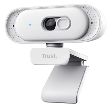 WEBCAM TRUST TOMAR 2K QHD 2560X1440 30FPS FOV 76 GRADOS REDUCCION RUIDO PRIVACIDAD BLANCO