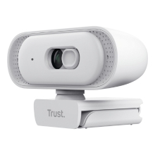 WEBCAM TRUST TOMAR 2K QHD 2560X1440 30FPS FOV 76 GRADOS REDUCCION RUIDO PRIVACIDAD BLANCO