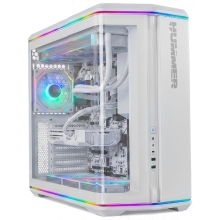 NOX Hummer Semitorre ATX cristal curvo ARGB Blnc