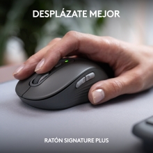 TECLADO Y MOUSE LOGITECH WIRELESS SIGNATURE SLIM MK950 MULTIDISPOSITIVO 4000 DPI ERGONOMICO GRAFITO