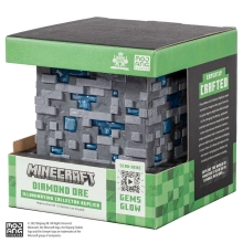Réplica the noble collection minecraft mena de diamante luminosa