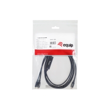 CABLE USB-C DE CARGA A USB-C EN Y 1.5M EQUIP 128895 PD 3.1 140W  480Mbps CARCASA ALUMINIO