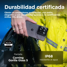 Motorola ThinkPhone25 16,1 cm (6.36") SIM doble Android 14 5G USB Tipo C 8 GB 256 GB 4310 mAh Negro