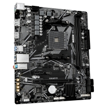 GIGABYTE A520M H ARGB Placa Base  Compatible con CPUs AMD Ryzen Serie 5000, hasta 5100 MHz DDR4 (OC), M.2 PCIe 3.0 x4, LAN 1 GbE, USB 3.2 Gen 1