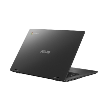 ASUS Chromebook CM14 Flip CL1402FM2A-EC0286 - Ordenador Portátil 14" Full HD (MediaTek Kompanio 520, 8GB RAM, 128GB eMMC, ARM Mali-G52 MC2, ChromeOS) Gris Gravidad - Teclado QWERTY español