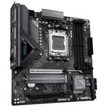 GIGABYTE B850M EAGLE WIFI6E Placa Base - Procesadores AMD Ryzen Serie 9000, VRM digital de 8+2+2 fases, hasta 8200MHz DDR5 (OC), 1xPCIe 5.0 + 1xPCIe 4.0 M.2, Wi-Fi 6E, LAN 2.5GbE, USB 3.2 Gen 2