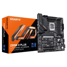 GIGABYTE Z890 D PLUS Placa Base  Compatible con procesadores Intel Core Ultra (Serie 2), VRM de 12+1+2 fases, hasta 9466 MHz DDR5 (OC), 1x PCIe 5.0 M.2 + 3x PCIe 4.0 M.2, LAN 2.5 GbE, USB 3.2 Gen 2
