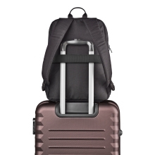 MOCHILA PARA PORTATIL NGS SACKS VENTURE BLACK HASTA 15.6" CAPACIDAD 13L RESISTENTE AL AGUA NEGRO