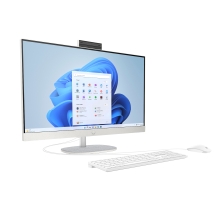 HP 27 inch All-in-One 27-cr0129ns PC Intel® Core i5 i5-1335U 68,6 cm (27") 1920 x 1080 Pixeles 16 GB DDR4-SDRAM 512 GB SSD FreeDOS Wi-Fi 6 (802.11ax) Blanco