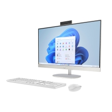HP 27 inch All-in-One 27-cr0129ns PC Intel® Core i5 i5-1335U 68,6 cm (27") 1920 x 1080 Pixeles 16 GB DDR4-SDRAM 512 GB SSD FreeDOS Wi-Fi 6 (802.11ax) Blanco