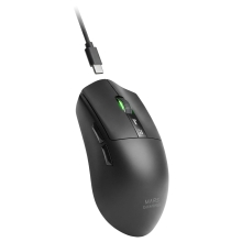 MOUSE MARS GAMING WIRELESS Y BLUETOOTH MMW-ELITE TRI-MODE 2.4GHZ BT 5.4 6 BOTONES 20000 DPI NEGRO