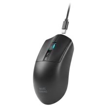 MOUSE MARS GAMING WIRELESS Y BLUETOOTH MMW-ELITE TRI-MODE 2.4GHZ BT 5.4 6 BOTONES 20000 DPI NEGRO