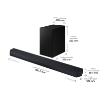 BARRA DE SONIDO SAMSUNG HWQ600H 3.1.2 320W DATMOS WIFI