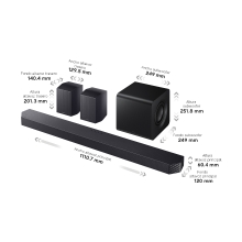 BARRA DE SONIDO SAMSUNG HWQ930H 9.1.4 580W DATMOS WIFI