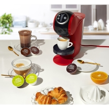 CAFETERA DELONGHI EDG315R GENIO PLUS ROJA CAPSULAS DOLCE GUSTO 1460W 15 BARES AUTOMATICA DEP. 0.8L