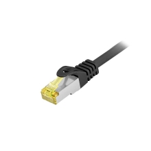 LATIGUILLO EXTERIORES APANTALLADO S/FTP CATEGORIA 6A  10Gbit 40M COLOR NEGRO EQUIP 605112