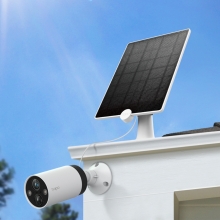 PANEL SOLAR PARA CAMARAS TP-LINK TAPO A200 4.5W MICRO-USB CABLE 4M IP65 AJUSTABLE 360Âº BLANCO