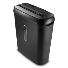 DESTRUCTORA DE PAPEL HAMA CLASSIC S61 8L CAPACIDAD CORTE DE 7 HOJAS COLOR NEGRO