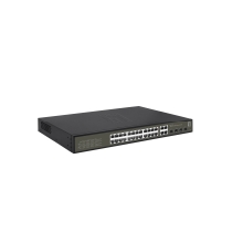 SWITCH SEMIGESTIONABLE LEVEL ONE HILBERT 24P POE 10/100/1000 380W +4P SFP COMBO 10/100/1000 CARCASA