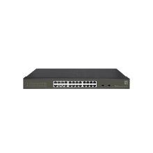 SWITCH SEMIGESTIONABLE LEVEL ONE HILBERT 24P GIGA + 2P SFP GIGA CARCASA METALICA