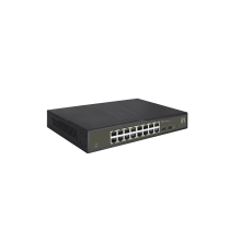 SWITCH SEMIGESTIONABLE LEVEL ONE HILBERT 16P GIGA + 2P SFP GIGA CARCASA METALICA