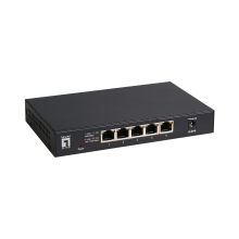 SWITCH NO GESTIONABLE LEVEL ONE GEU-0525 5P  2.5GbE CARCASA METAL NO RACK