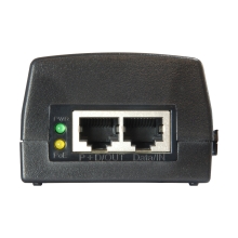 POE INJECTOR ADAPTER GIGABIT LEVEL ONE 30W PASA DATOS Y ALIMENTACION POR EL MISMO CABLE HASTA 100M