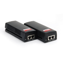 POE INJECTOR ADAPTER LEVEL ONE CAT5E PASA DATOS Y ALIMENTACION POR EL MISMO CABLE HASTA 100 MTS